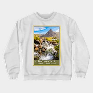 Tryfan, Snowdonia, Wales Crewneck Sweatshirt